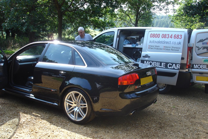 Autovaletdirect franchise at the Audi Quattro Golf Cup Final 2010